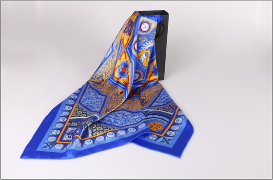 真絲圍巾 印花圍巾 女士圍巾