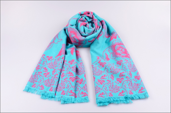 提花披肩 拉絨披肩 女士披肩批發