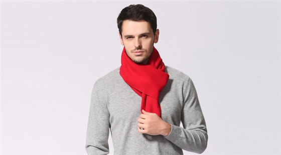 羊毛男士圍巾