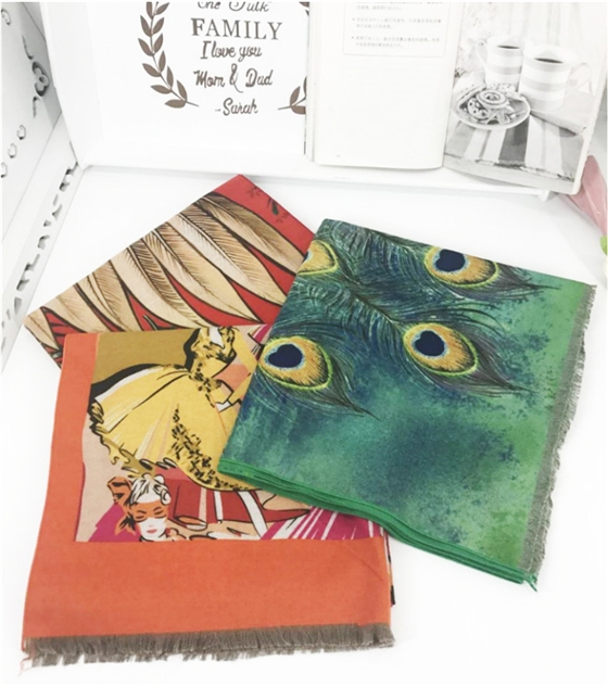 棉質(zhì)絲巾圖