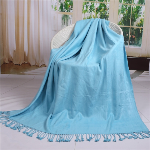 純色竹纖維毯子