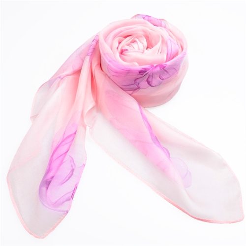 長款百搭雪紡絲巾