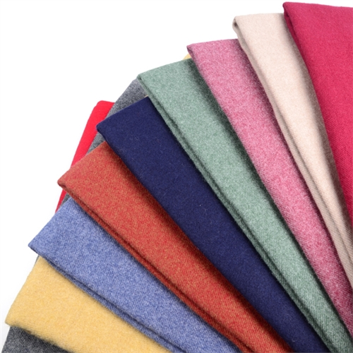 純色仿羊絨披肩