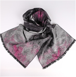 油畫藝術(shù)提花圍巾