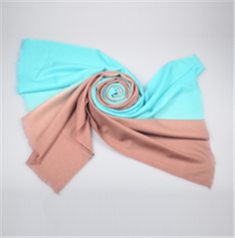 漸變色羊毛披肩