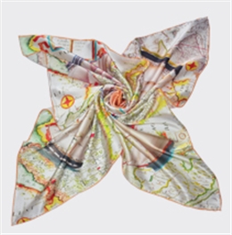 女士素縐緞圍巾