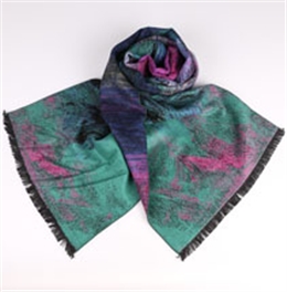 油畫藝術(shù)圍巾