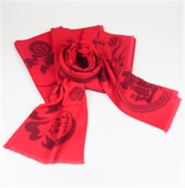 招財進(jìn)寶圍巾