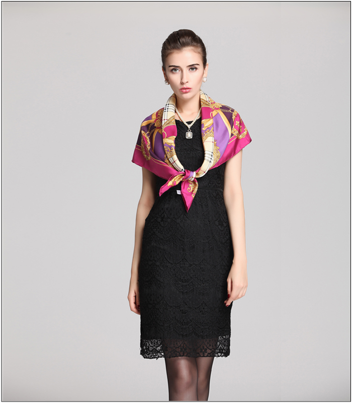 時(shí)尚印花絲巾 真絲圍巾