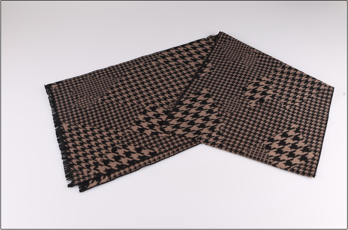 真絲圍巾 千鳥格圍巾 圍巾廠家