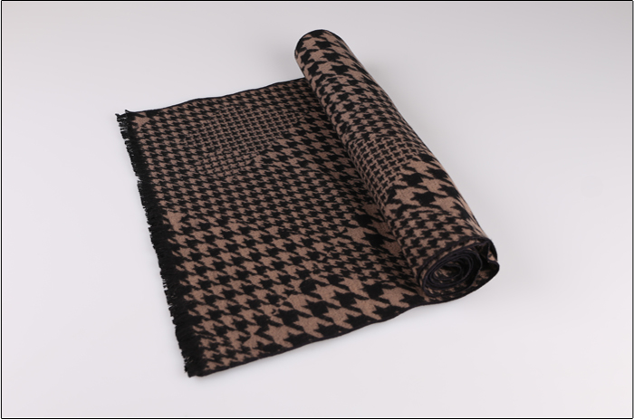 真絲圍巾 千鳥格圍巾 圍巾廠家