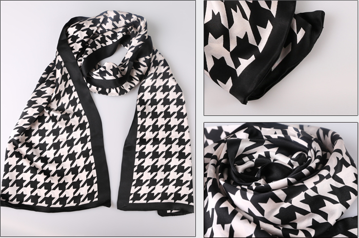 真絲圍巾 男士圍巾 印花圍巾