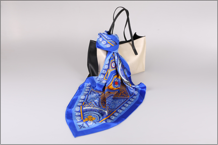 真絲圍巾 印花圍巾 女士圍巾