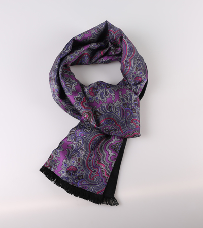 男士圍巾 印花圍巾 真絲圍巾