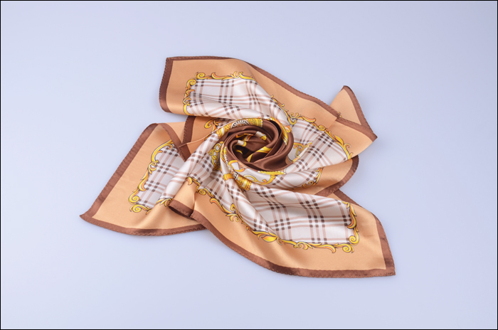 真絲圍巾 印花圍巾 女士小方巾