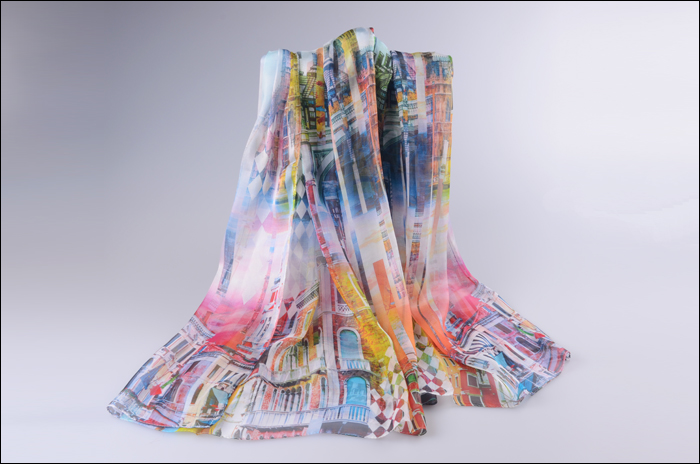 真絲圍巾 女士圍巾 圍巾批發 印花圍巾