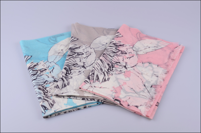 羊絨圍巾 印花圍巾 圍巾批發 女士圍巾