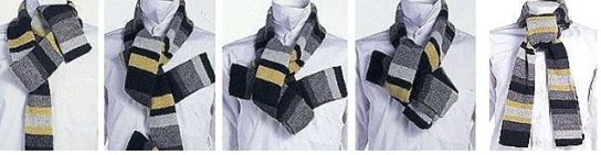 男士圍巾 男士圍巾的系法