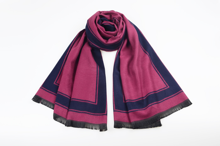 女士邊框披肩,提花邊框披肩,秋冬女士披肩,女士時尚披肩