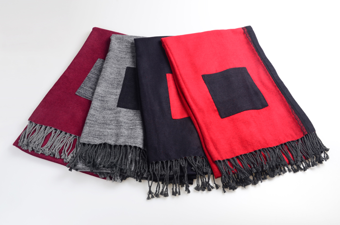 女士披肩 口袋披肩 披肩批發