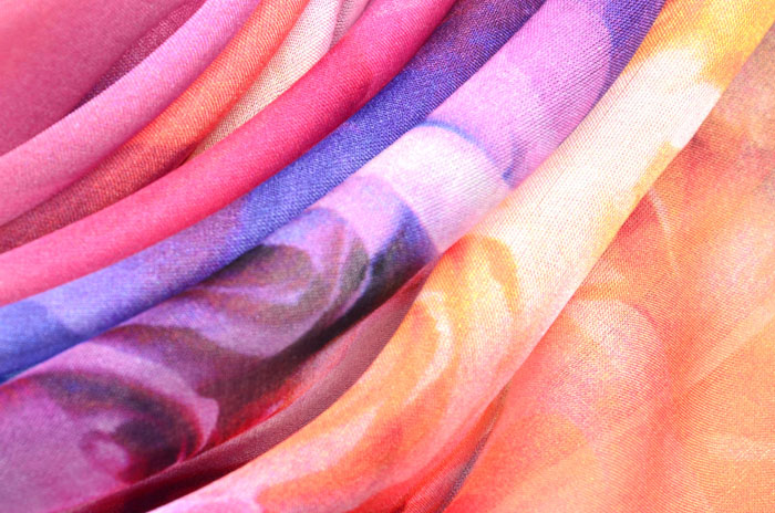 雪紡絲巾細節圖