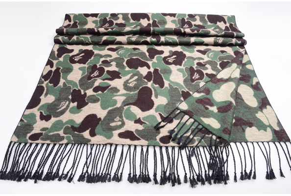 迷彩圍巾