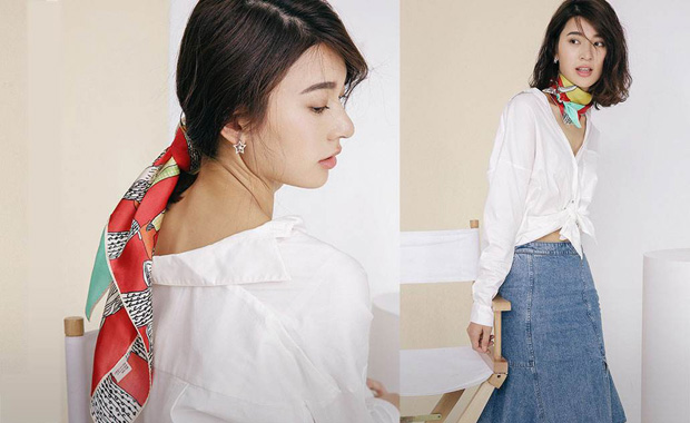 真絲圍巾 真絲圍巾