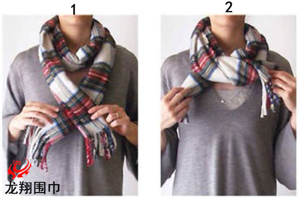 圍巾小心機圍法