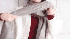 圍巾圍法圖解 圍巾圍法圖解