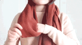 圍巾圍法動態(tài)圖解 圍巾圍法圖解