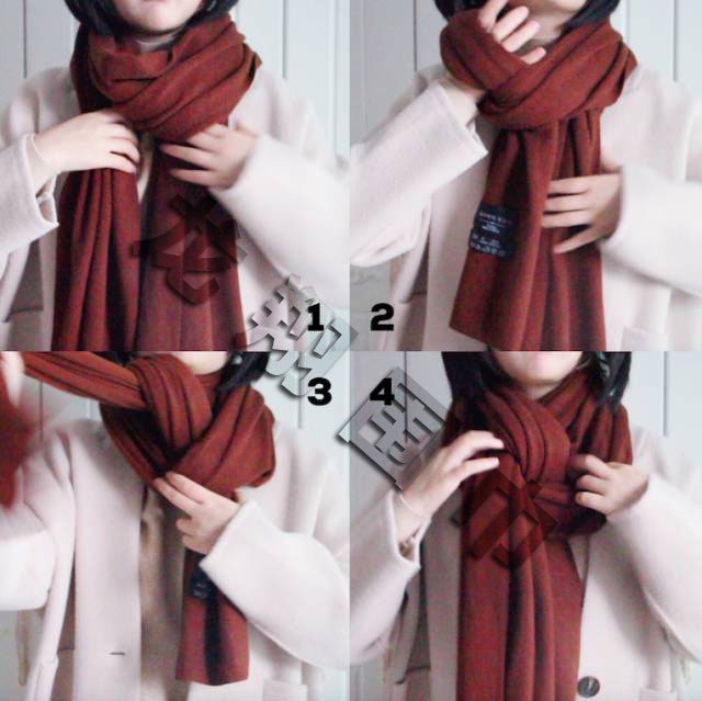 圍巾圍法圖解 圍巾圍法圖解