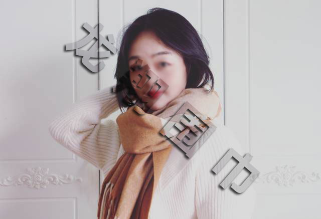 圍巾上身圖 圍巾上身效果圖