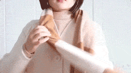 圍巾圍法動態(tài)圖解 圍巾圍法圖解