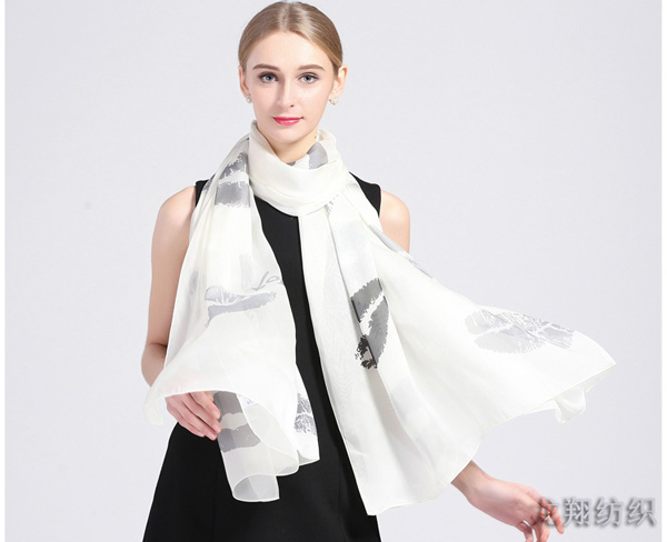 真絲圍巾 真絲圍巾