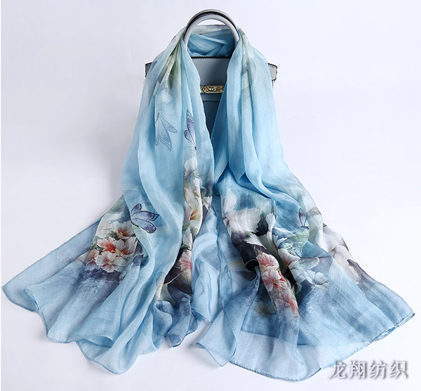 真絲圍巾 真絲圍巾