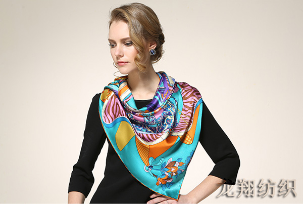 真絲圍巾