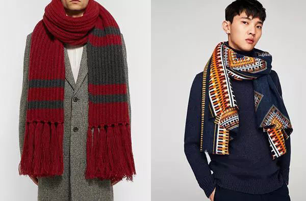 男士圍巾樣式 男士圍巾樣式