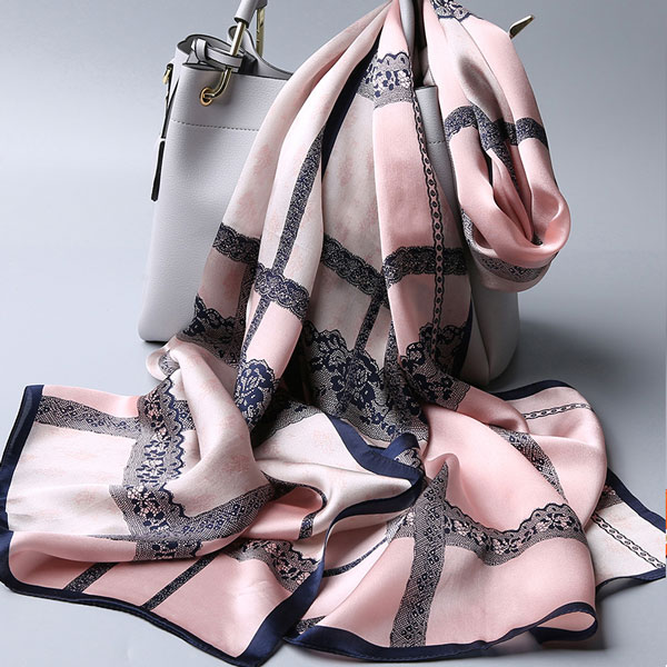 龍翔女士絲巾淡粉款 龍翔女士絲巾淡粉款