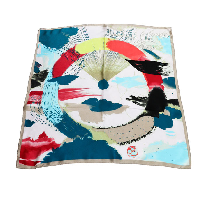 萬丈光芒小絲巾細節圖