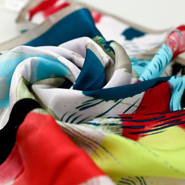 萬丈光芒小絲巾細節圖