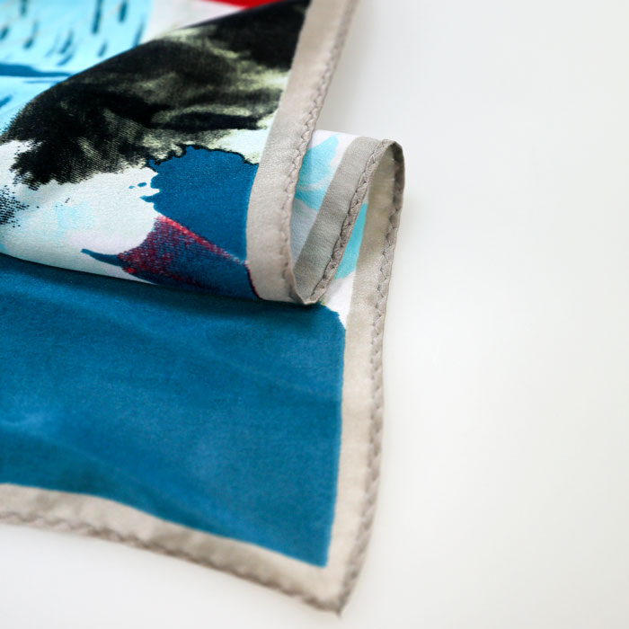 萬丈光芒小絲巾細節圖