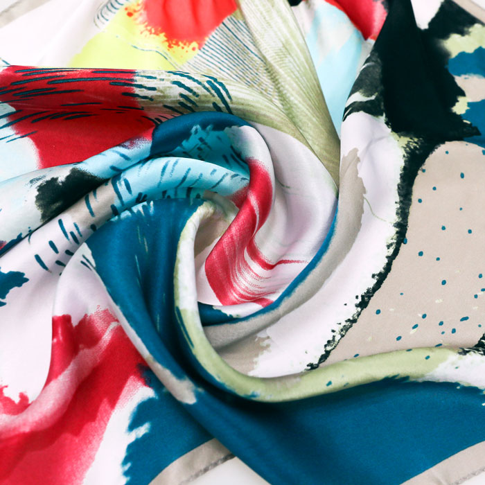 萬丈光芒小絲巾細節圖