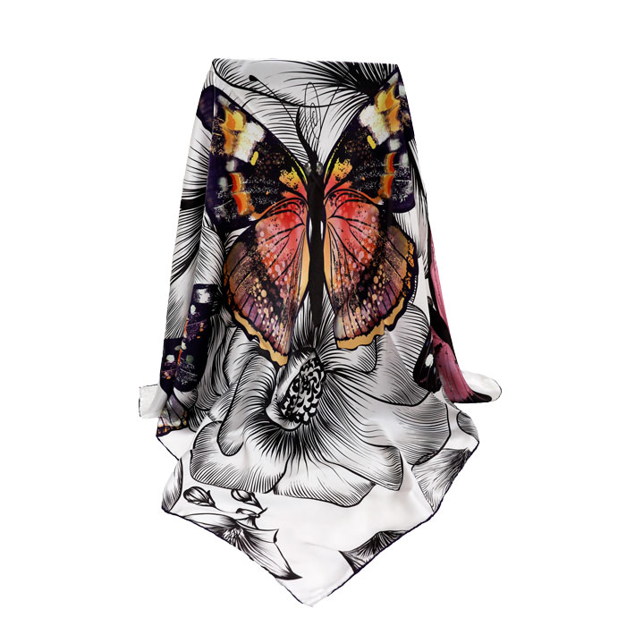 蝴蝶之夢(mèng)絲巾整體圖 蝴蝶之夢(mèng)絲巾整體圖