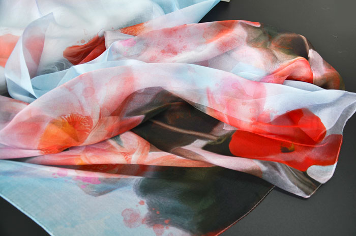 荷塘月色絲巾細(xì)節(jié)圖 荷塘月色絲巾細(xì)節(jié)圖