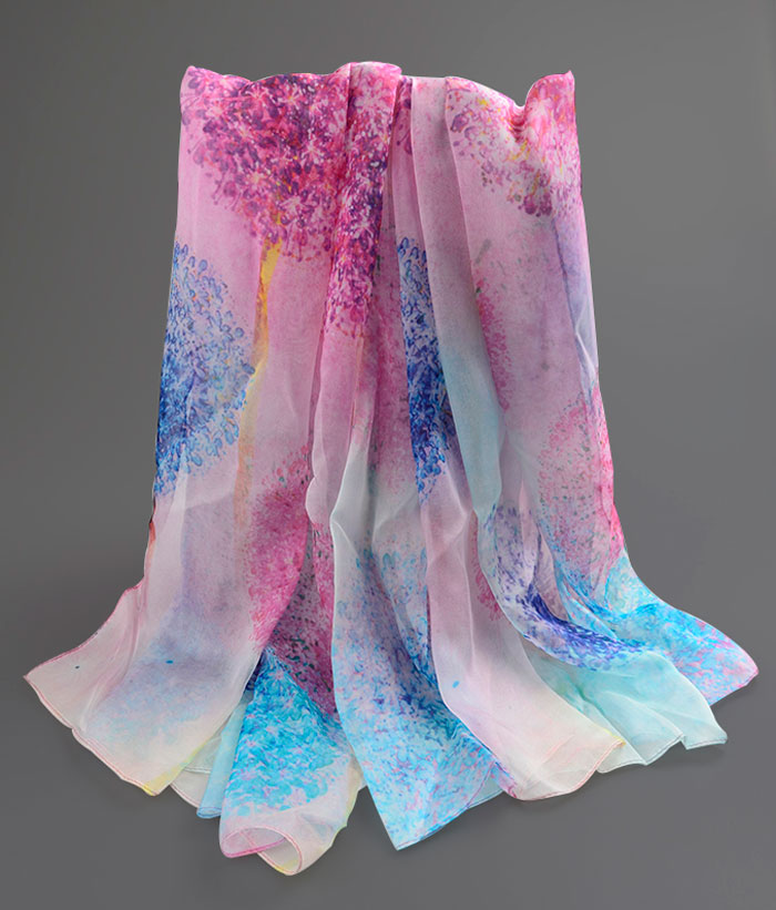 漫天飛舞絲巾整體圖