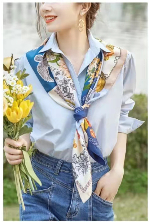 大尺寸絲巾定制