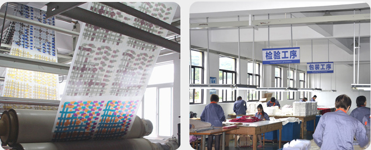 絲巾工廠現(xiàn)場(chǎng)圖