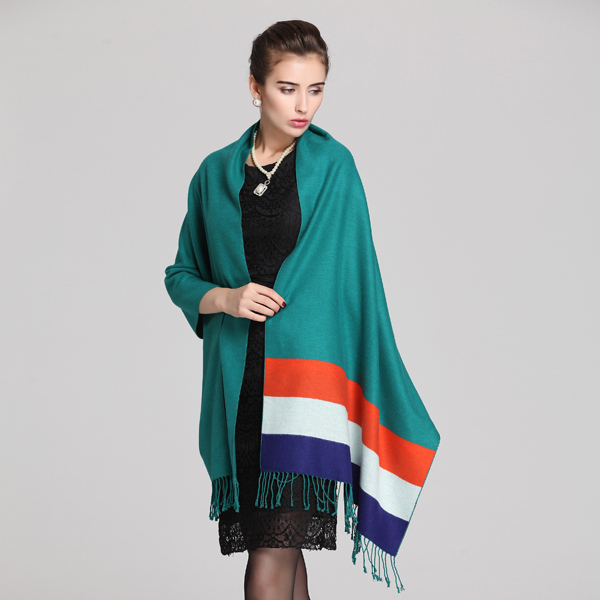 秋冬條紋披肩 秋冬條紋披肩
