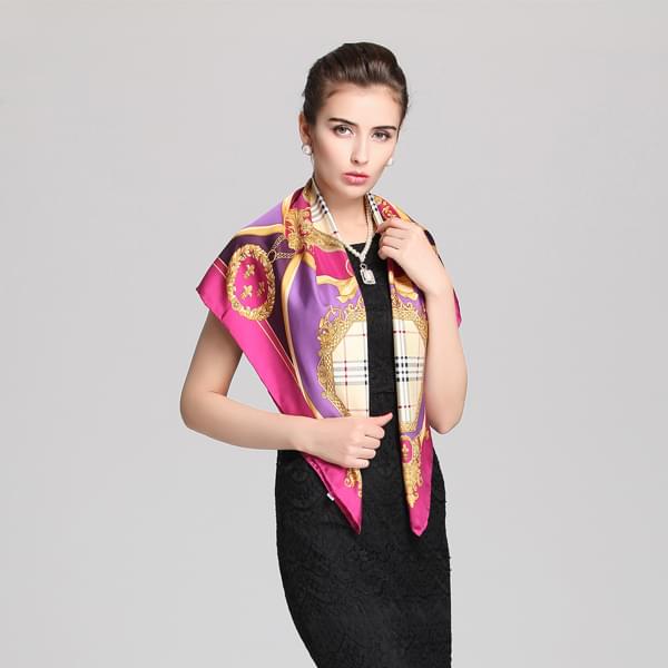 女士印花絲巾 女士印花絲巾