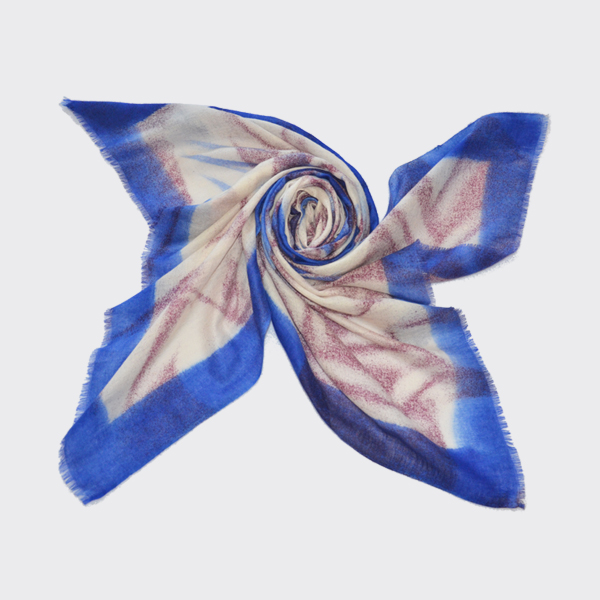 印花披羊毛披肩 印花披羊毛披肩